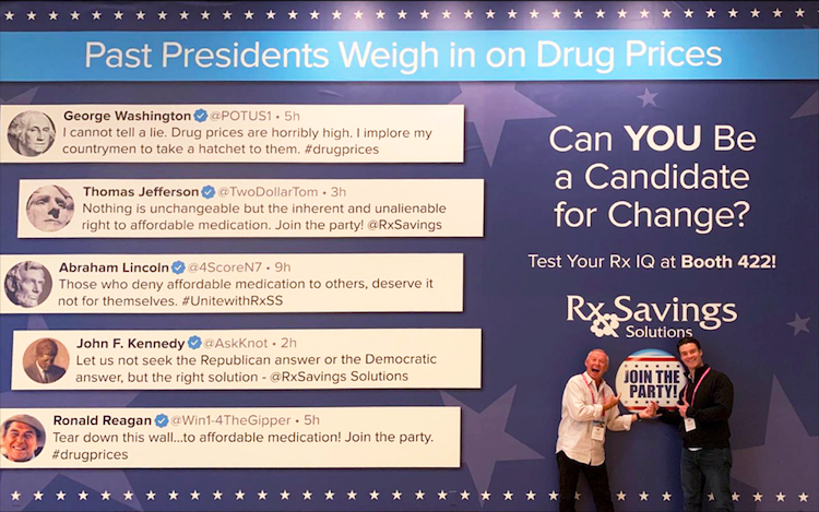 Gary Earl and Drew Komenda at HLTH 2019 Gary Earl and Drew Komenda at HLTH 2019